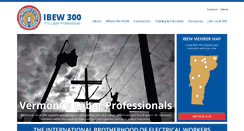 Desktop Screenshot of ibewlocal300.org