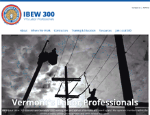 Tablet Screenshot of ibewlocal300.org
